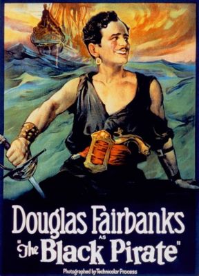 The Black Pirate! A swashbuckling adventure on the high seas featuring a charismatic performance by Douglas Fairbanks!